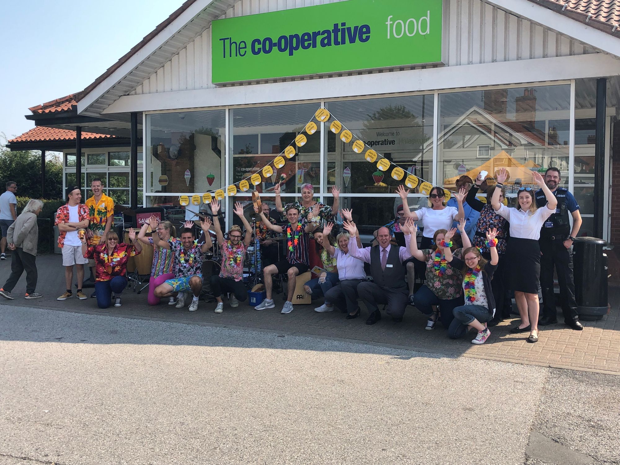 Halesworth Community Store puts on a show for their customers