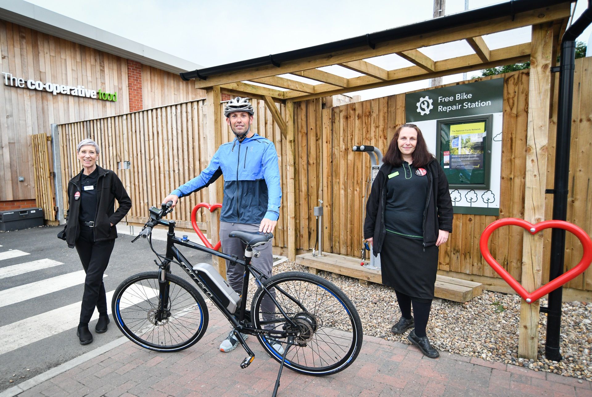 New cycle repair stations rolled out at 22 Central England Co-op sites to encourage cycle use
