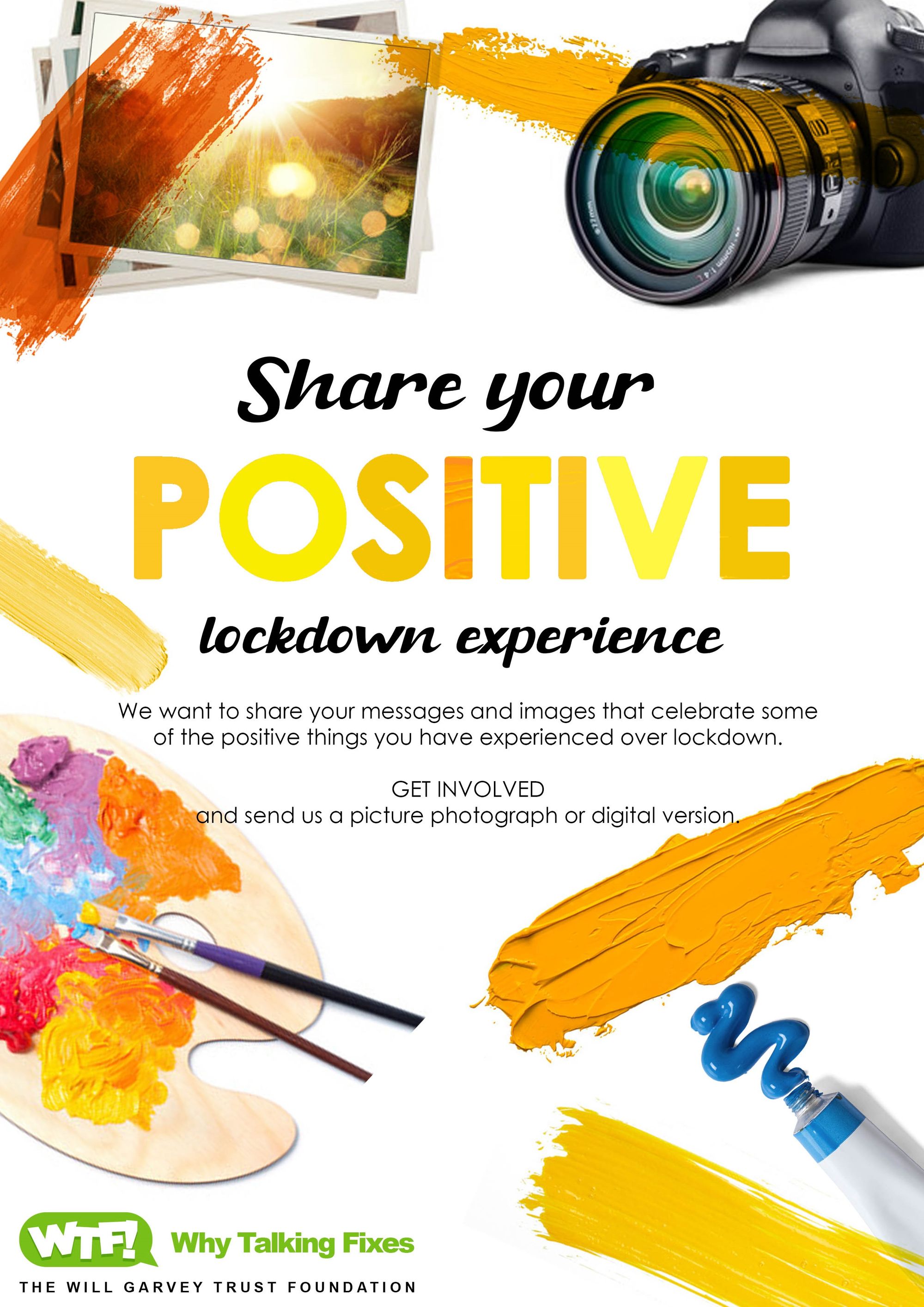 Share your positive lockdown experience in a Creative Arts Project