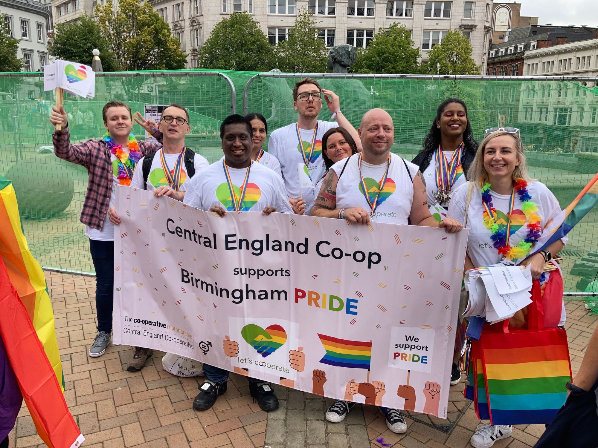 Colleagues and Members support Birmingham Pride