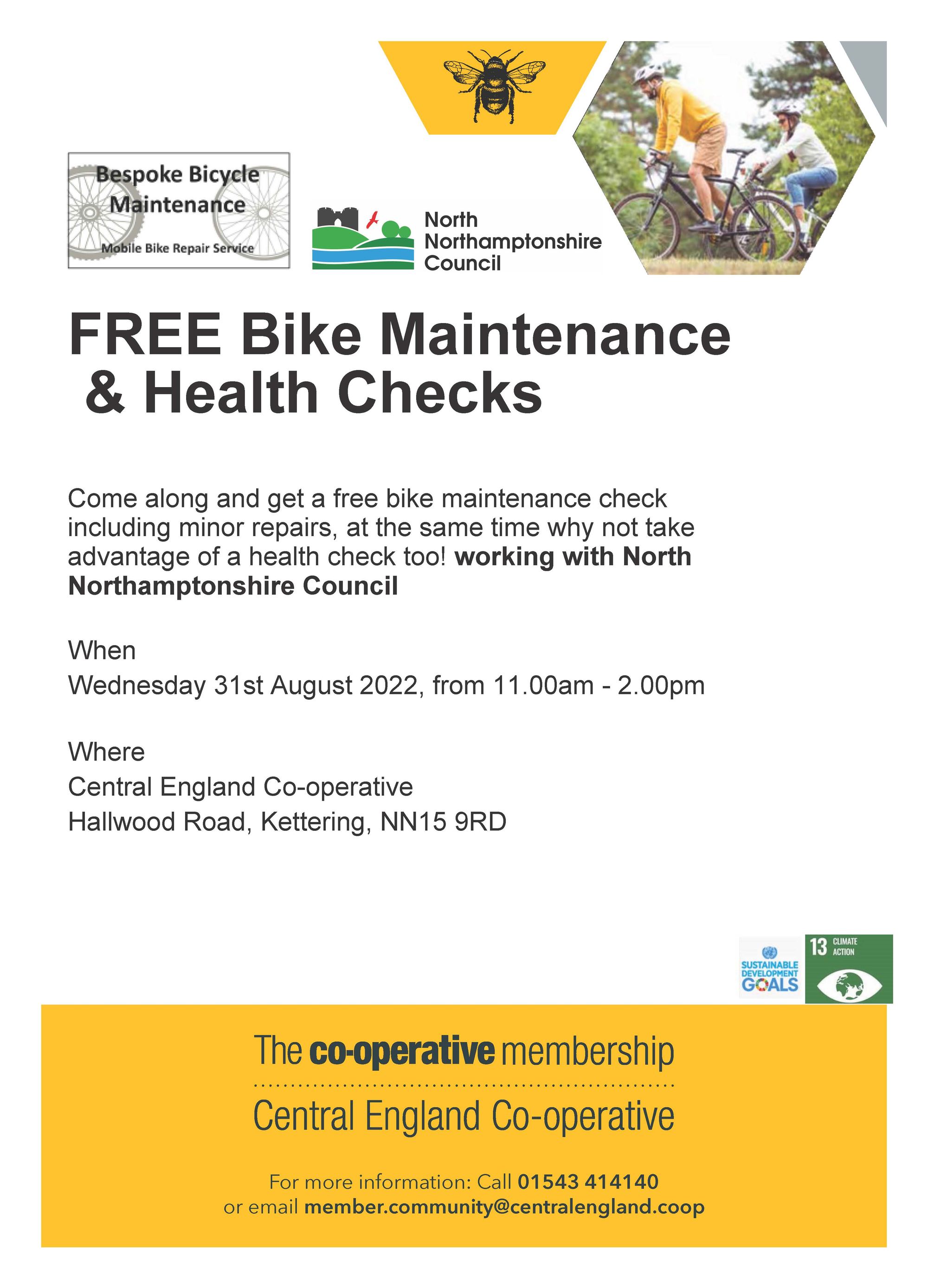 FREE Bicycle Maintenance