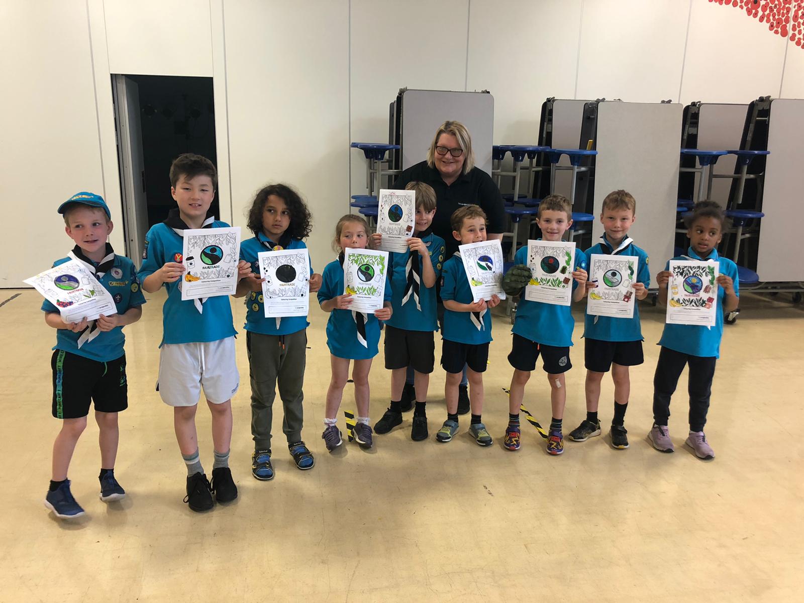 Fairtrade sessions with local Beavers' Group