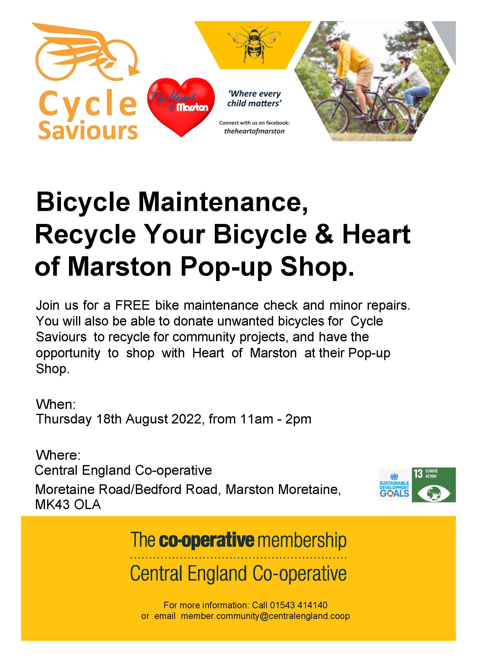FREE Bicycle Maintenance & Donations