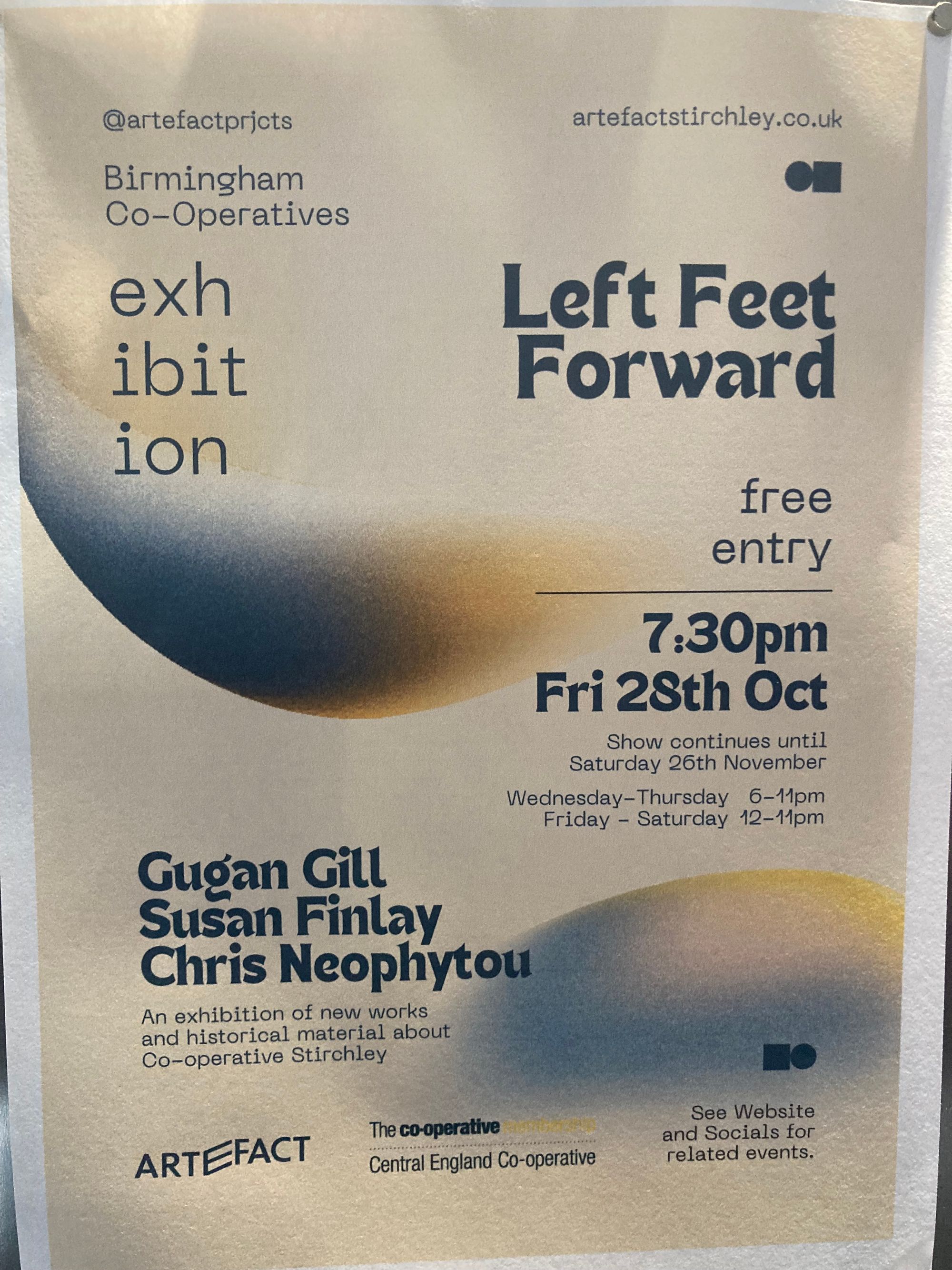 Birmingham Co-operatives present 'Left Feet Forward' Exhibition