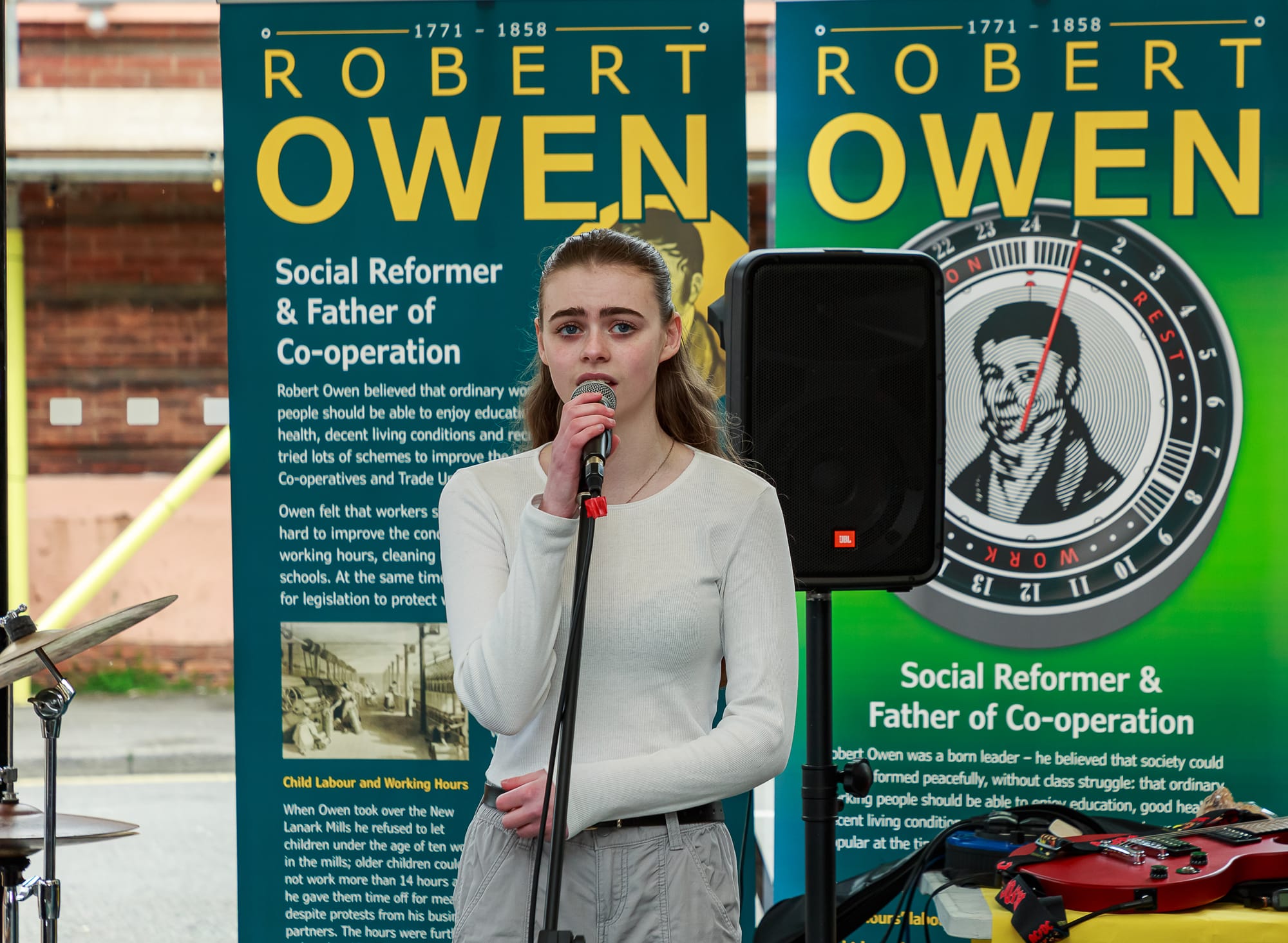 Robert Owen, Father of Co-operation making his mark in Belper!