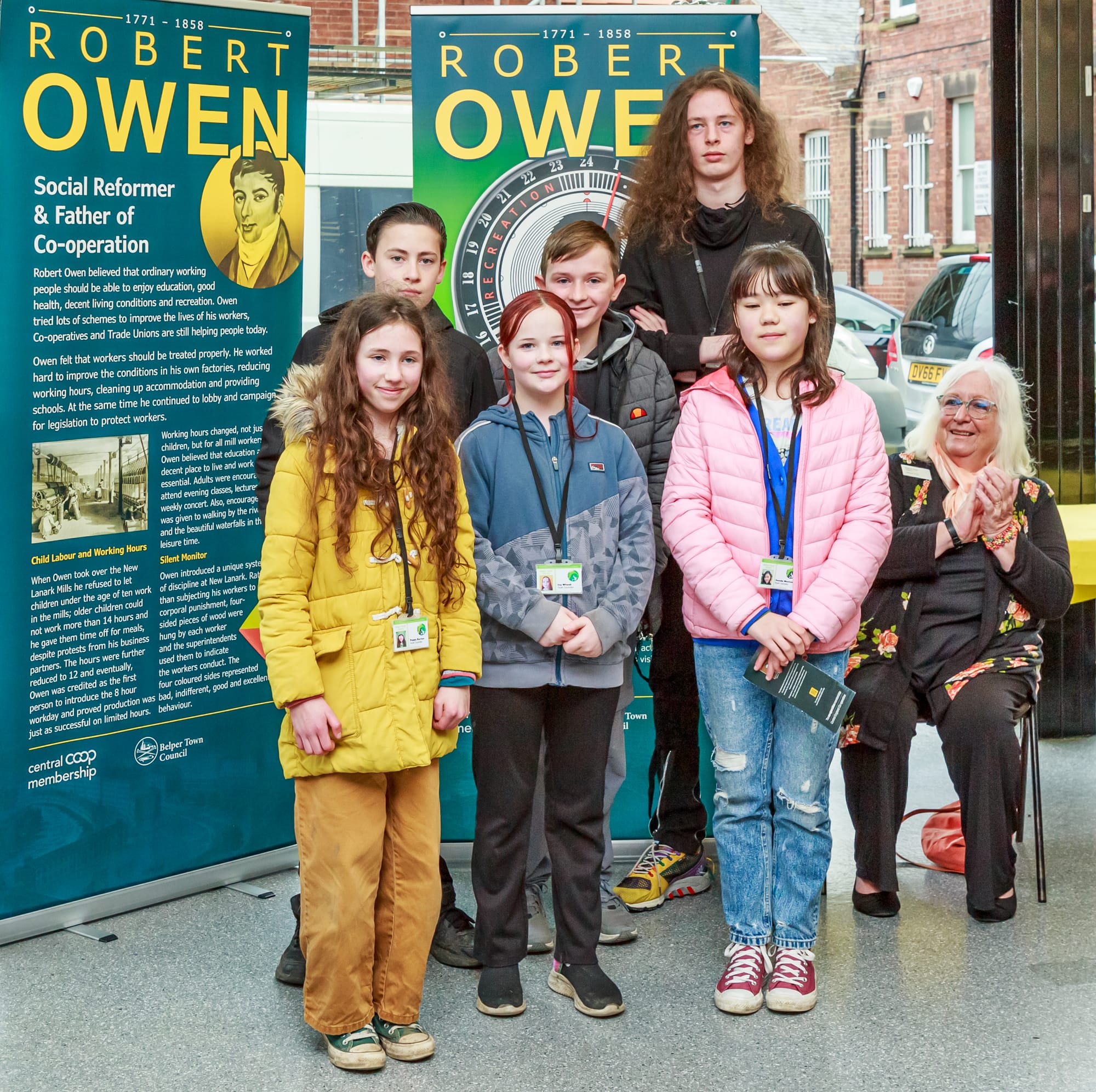 Robert Owen, Father of Co-operation making his mark in Belper!