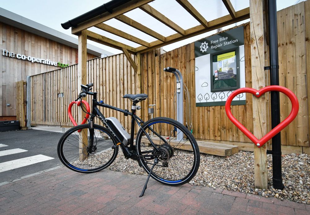 Cycle repair stations rolled out at 22 sites to encourage cycle use