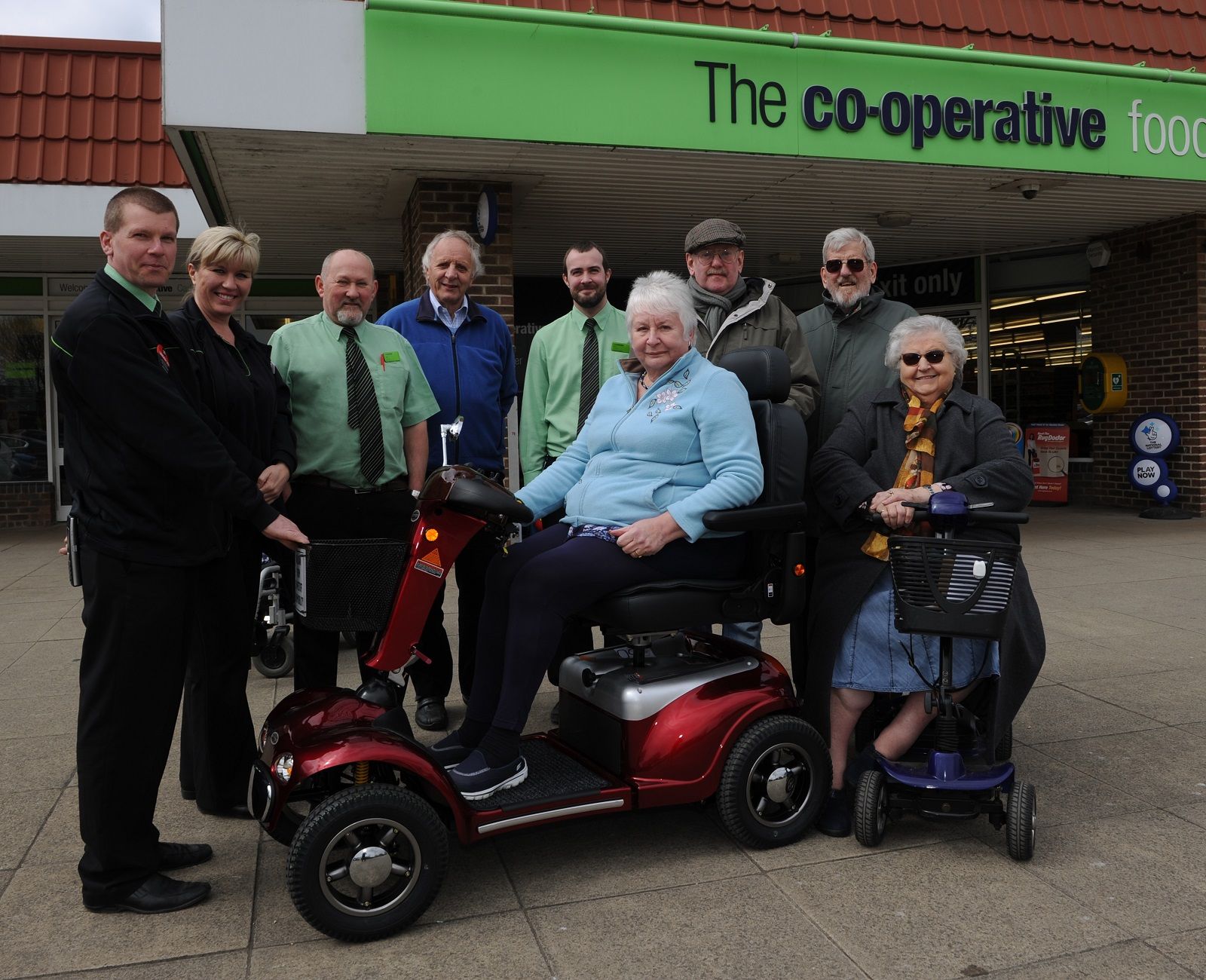 People with mobility issues in Lowestoft can now get around more easily thanks to  grant