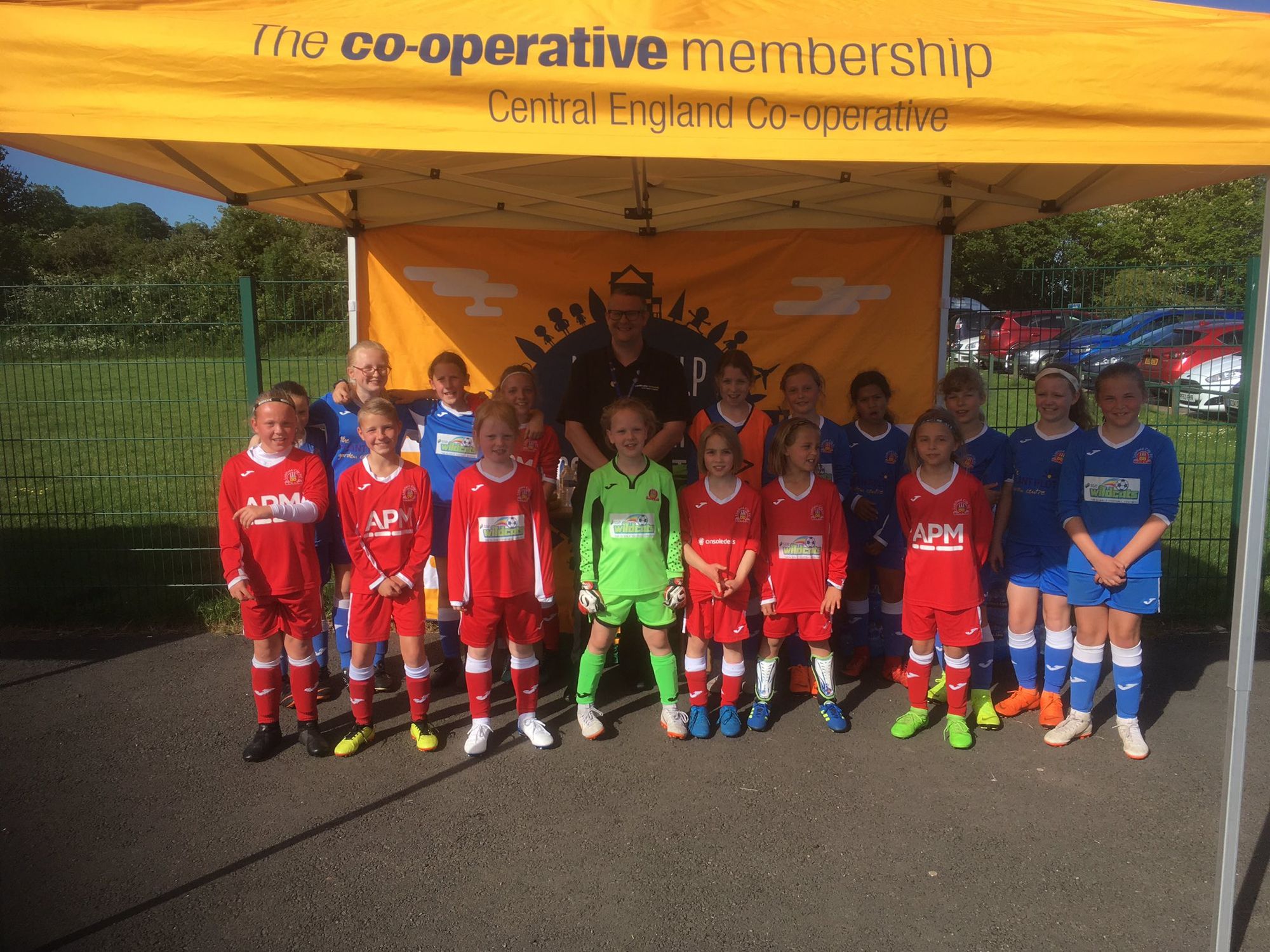 MCC support girls football in Lichfield