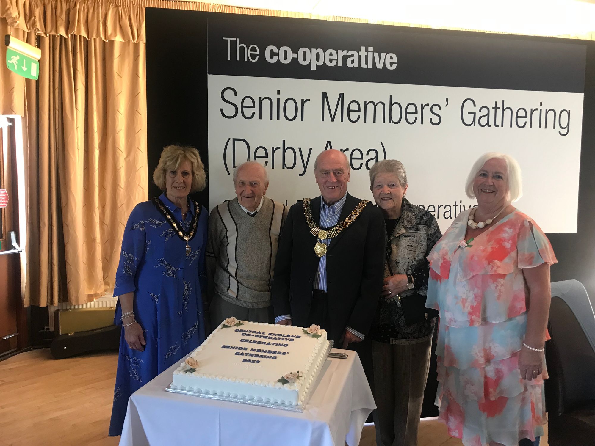 Celebrating 60 years of Co-op membership with members from Derby