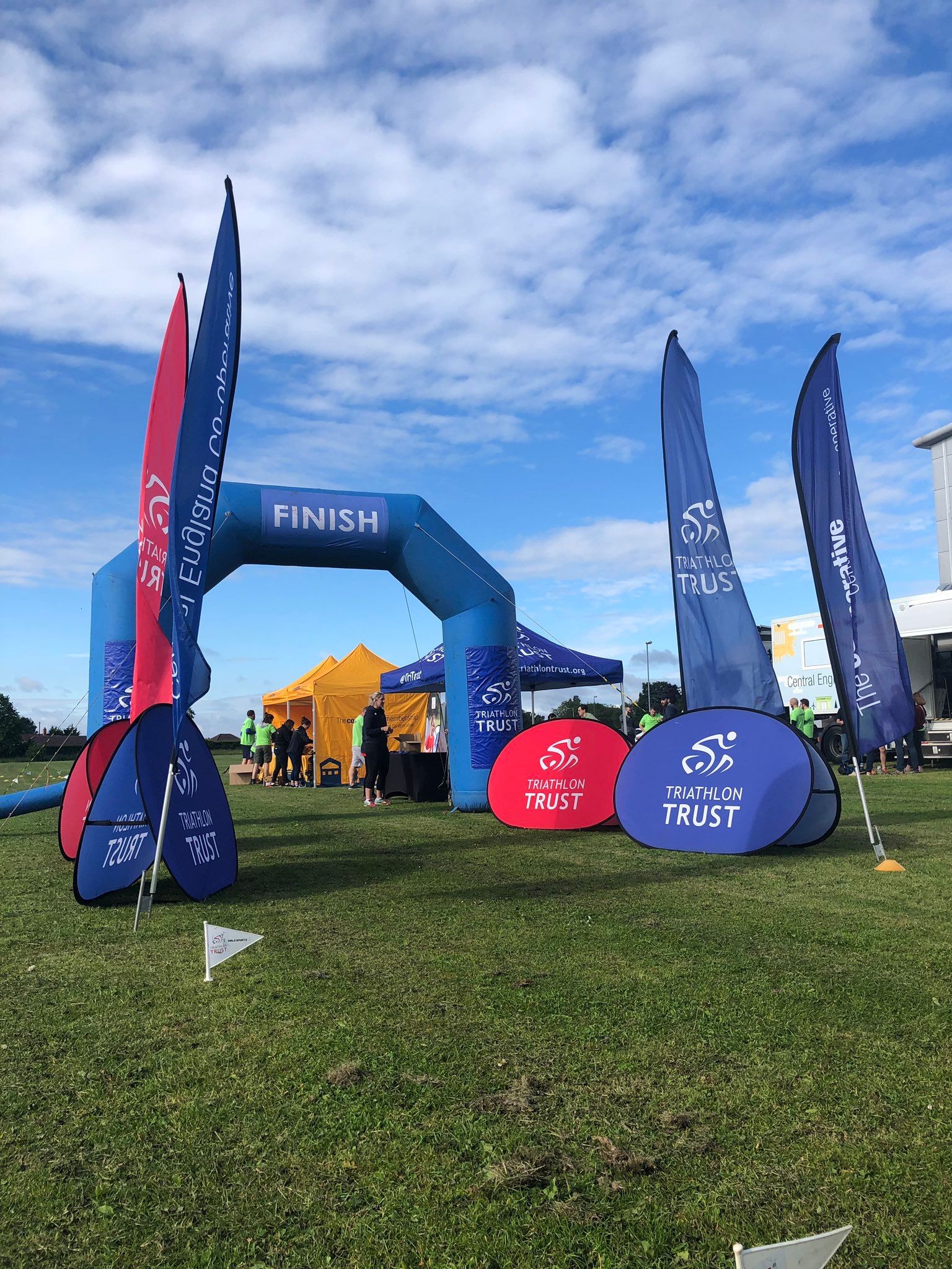 Hundreds of young people ‘Tri’ a Mini Triathlon in Staffordshire