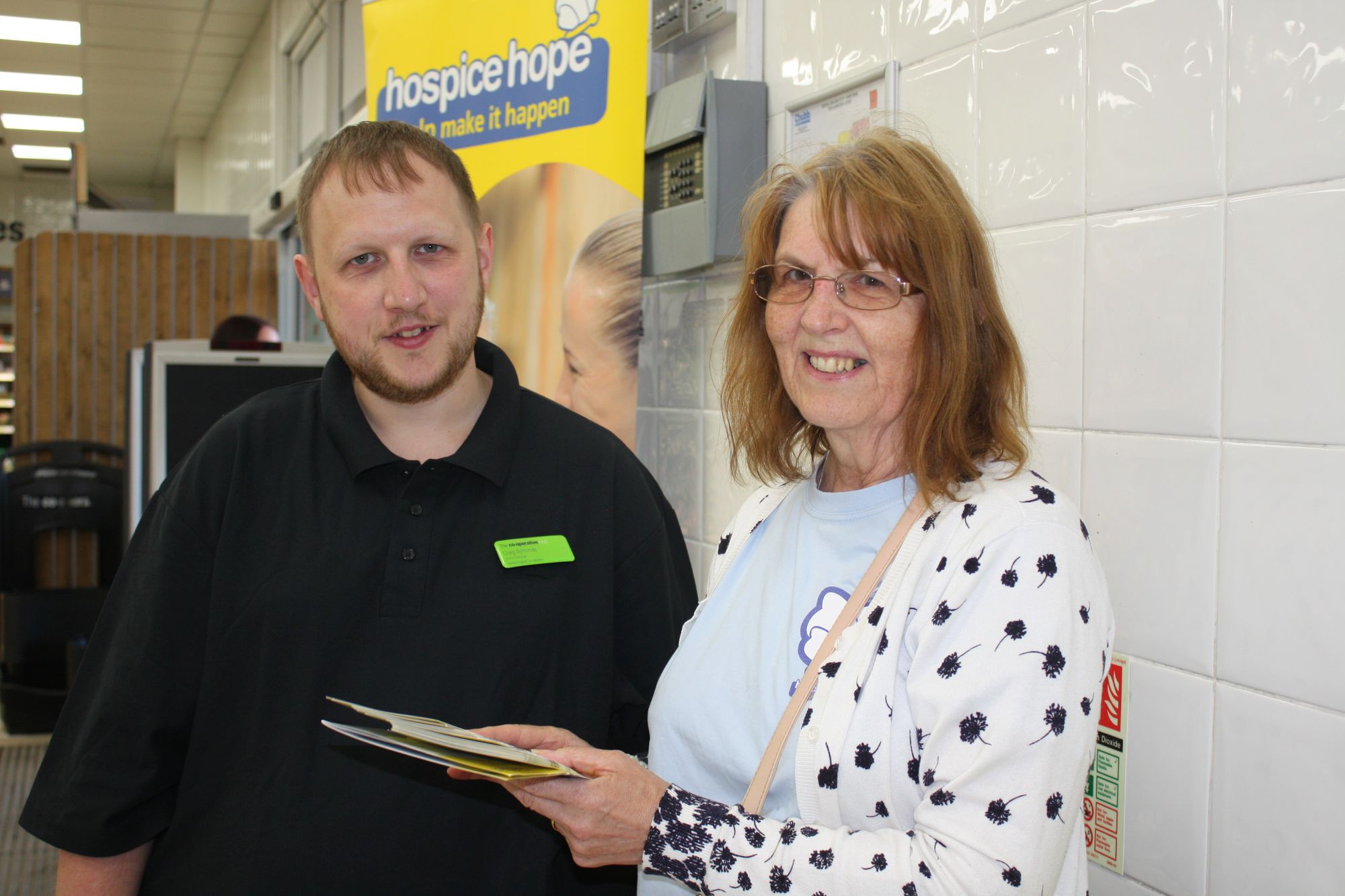 Ibstock store welcomes Hospice Hope for Co-op Fortnight
