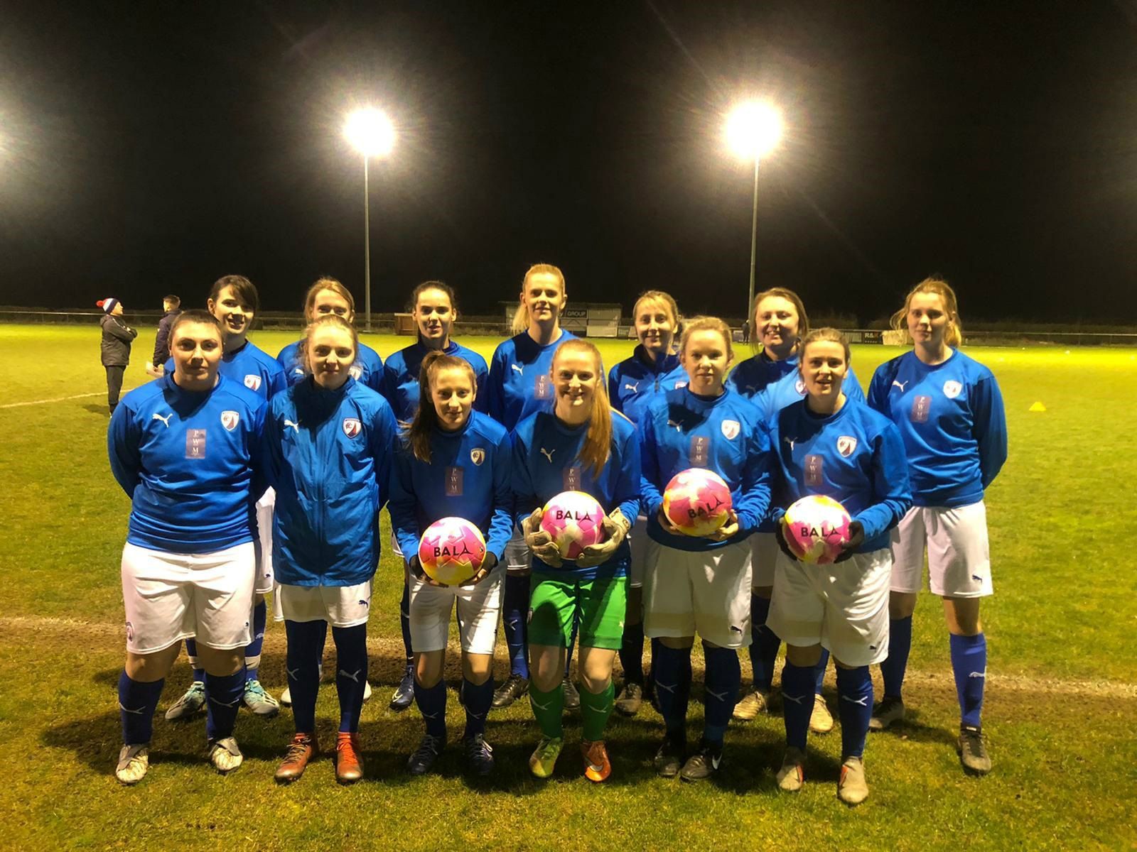 Northern MCC makes special Fairtrade Fortnight football donation to Chesterfield FC Women