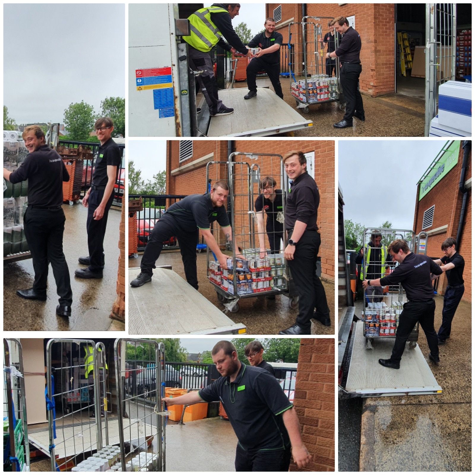 Food banks thank our colleagues for their quick response