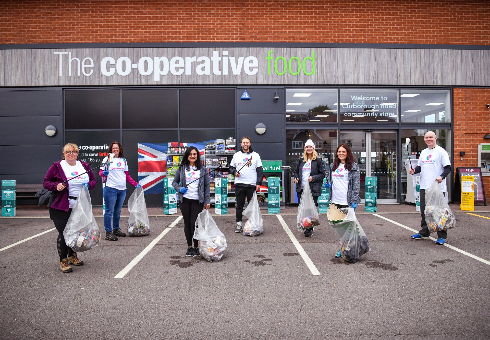 Central England Co-op team support Dementia UK with ‘three peaks’ litter picking challenge