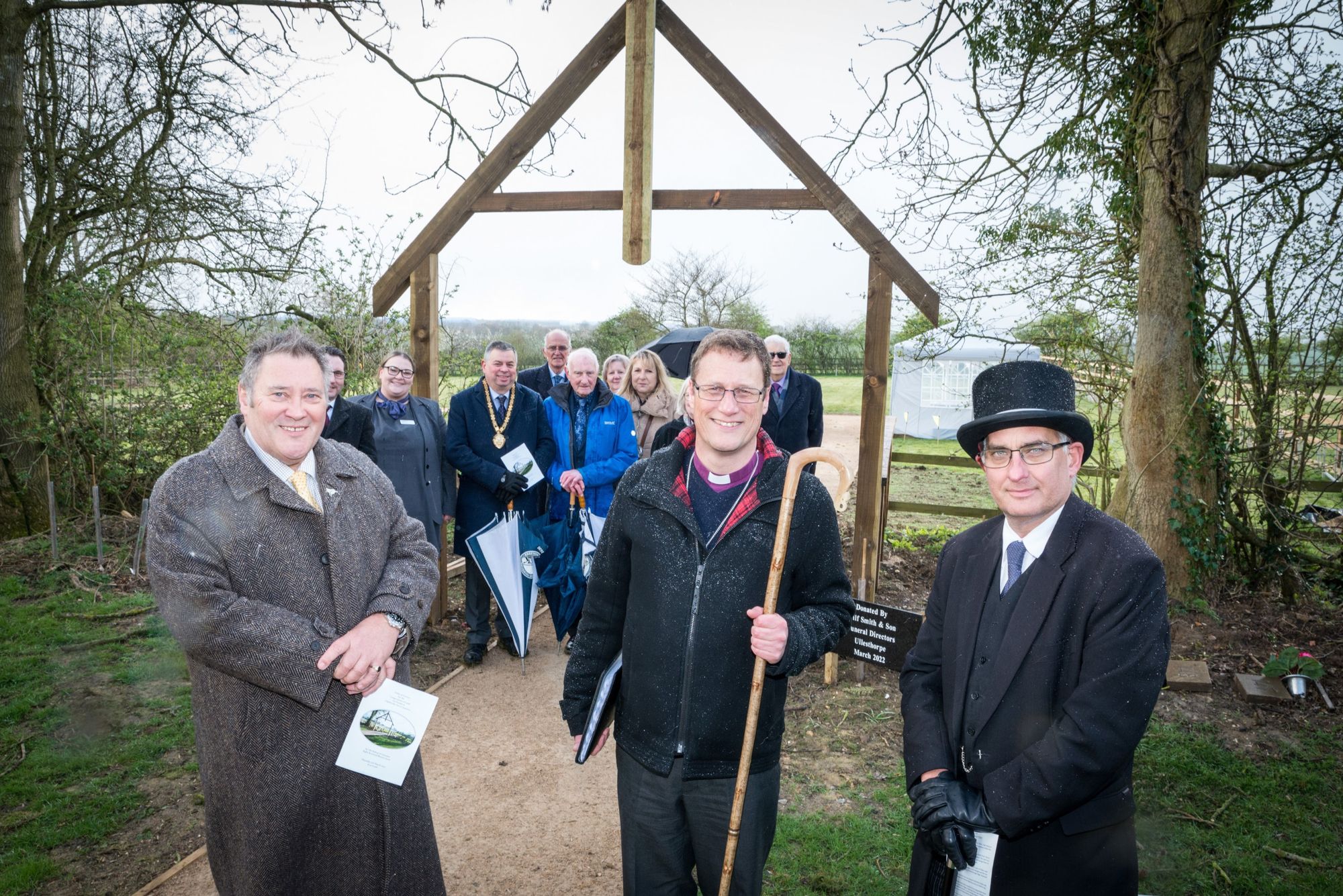Service held as vital extension to cemetery opens with support from Central England Co-op