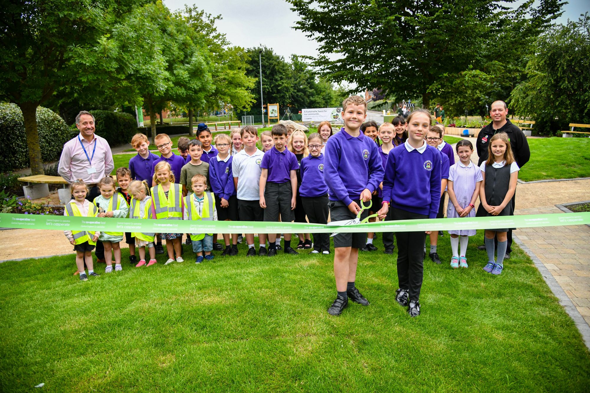 New green space funded by carrier bags set to benefit local community after launch in Yaxley
