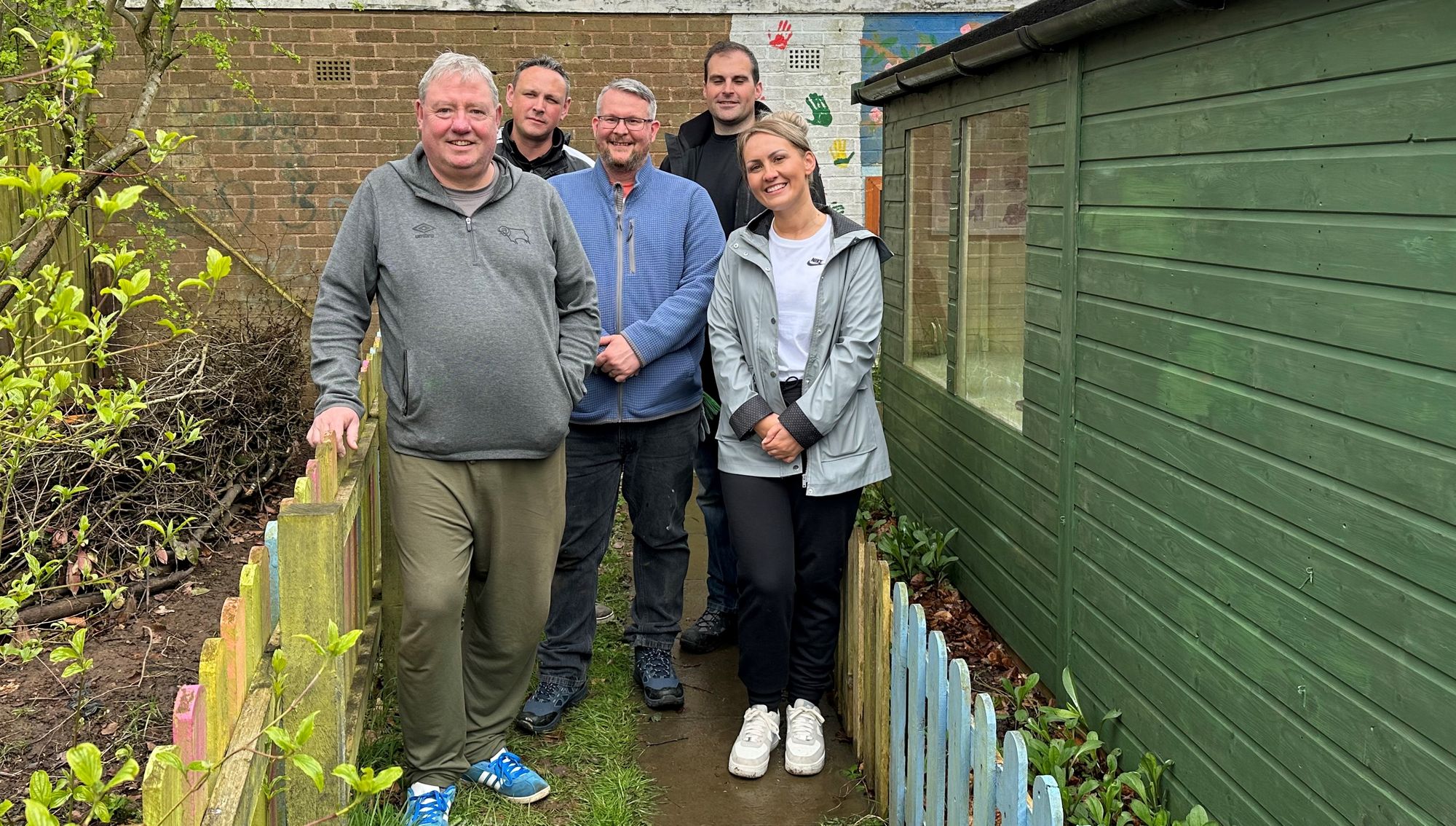 Area Managers Volunteer at Community Garden