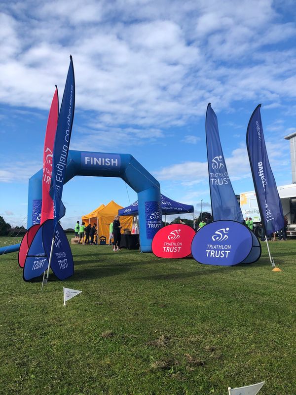 Hundreds of young people ‘Tri’ a Mini Triathlon in Staffordshire