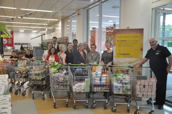 Central England Co-operative support local Food Bank