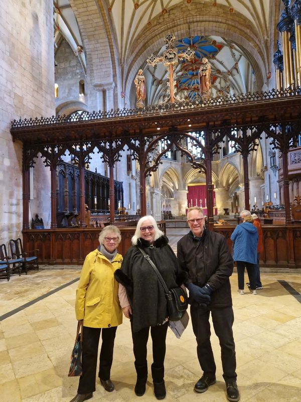 Members' visit to Tewkesbury as part of our Educational programme.
